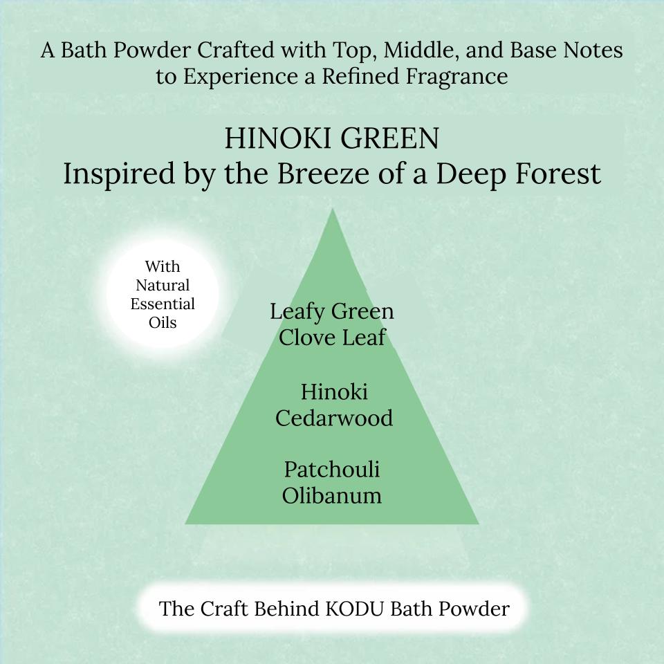 Nippon Kodo KODU Hinoki Green Bath Powder 30g (39451)