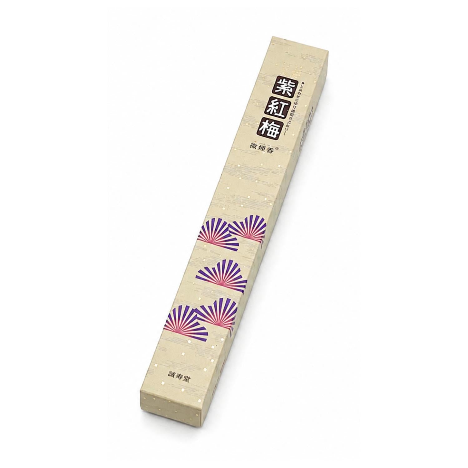 Seijudo Low-Smoke Incense Musk Shikobai Long Type 50 sticks (563)
