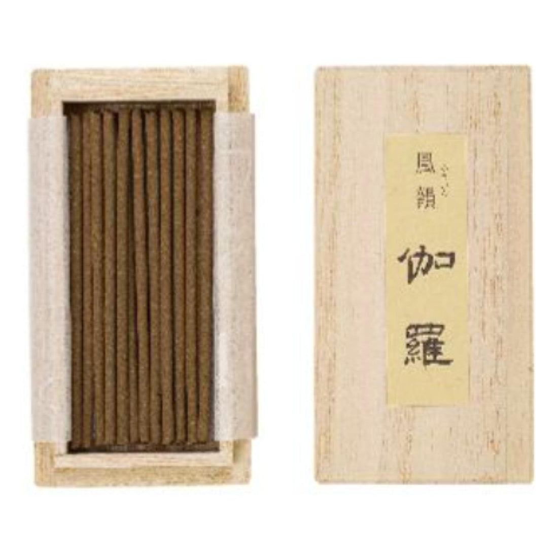 Minorien Fu-in Kyara Mini stick 20 sticks in Paulownia Wood Box (#000701)