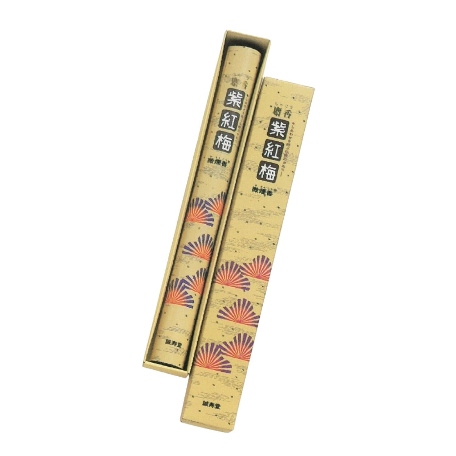 Seijudo Low-Smoke Incense Musk Shikobai Long Type 50 sticks (563)