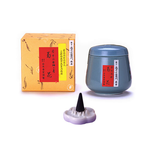 Nippon Kodo Kikka Shin-Neriko Incense (Cone Type in Jar) (403)
