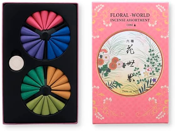 Shoyeido Floral World Assortment 6 types 5 cones each (220112)