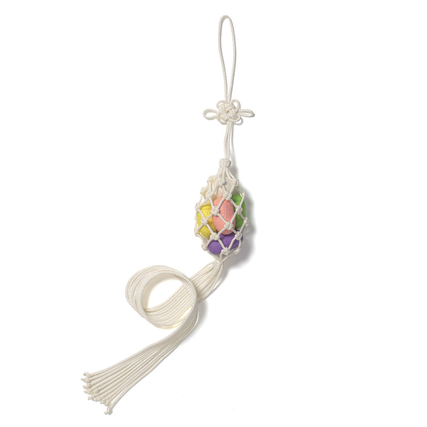 Shoyeido Tagasode Mayudama Long Cord Scent Ornament (519643)