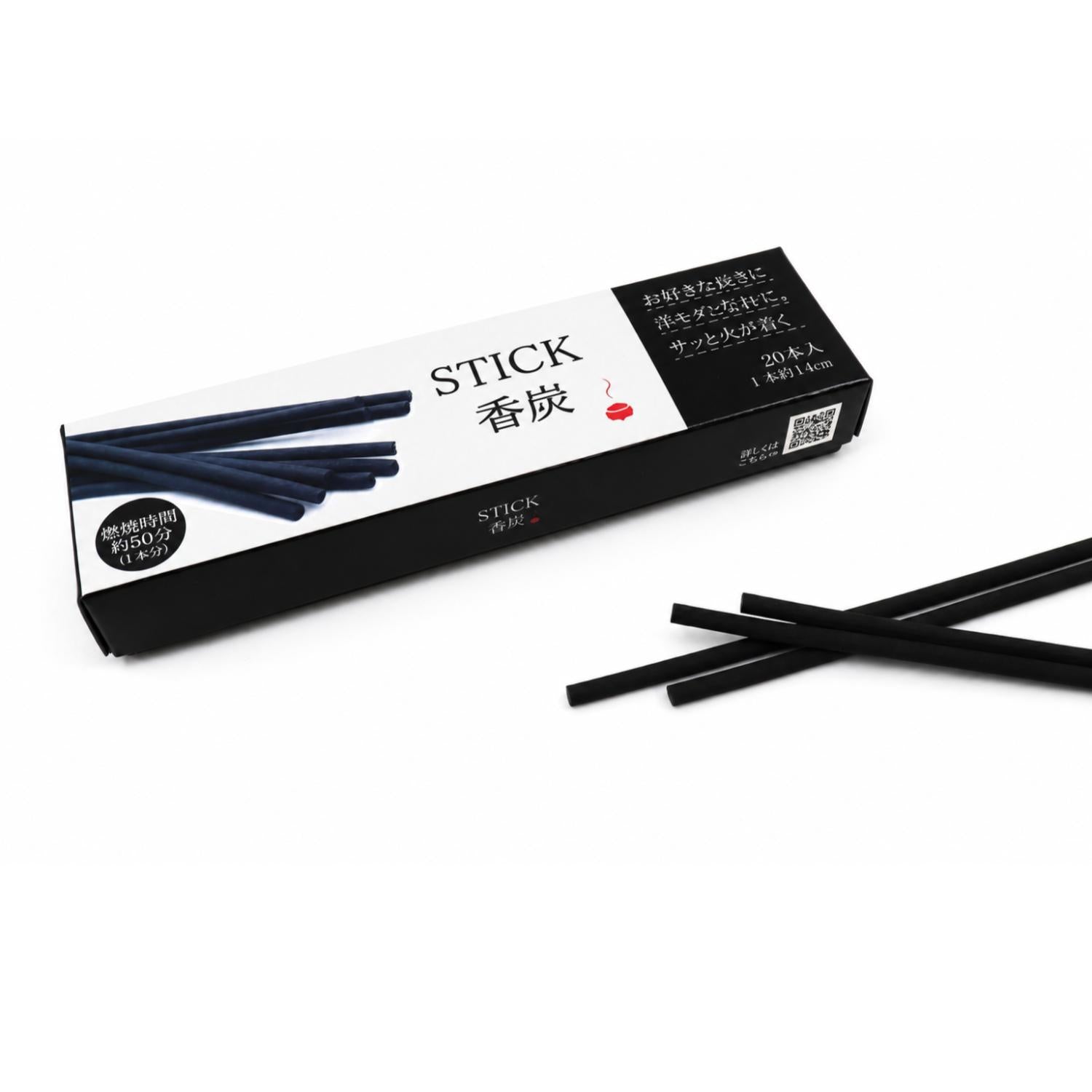 Osagawa Nisaburo Shoten STICK Incense Charcoal 20pcs ()