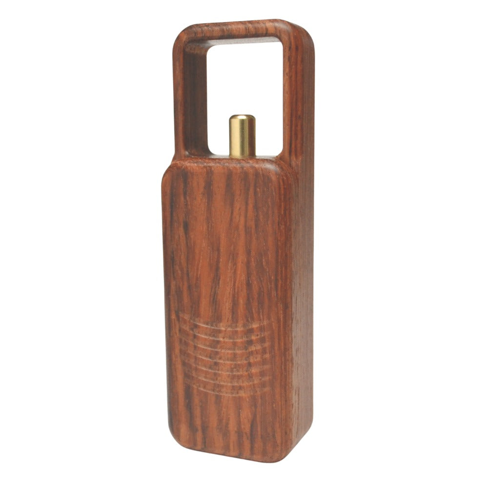 Koyasan Daishido Push-Type Zukoh Container Burmese Rosewood (50605)