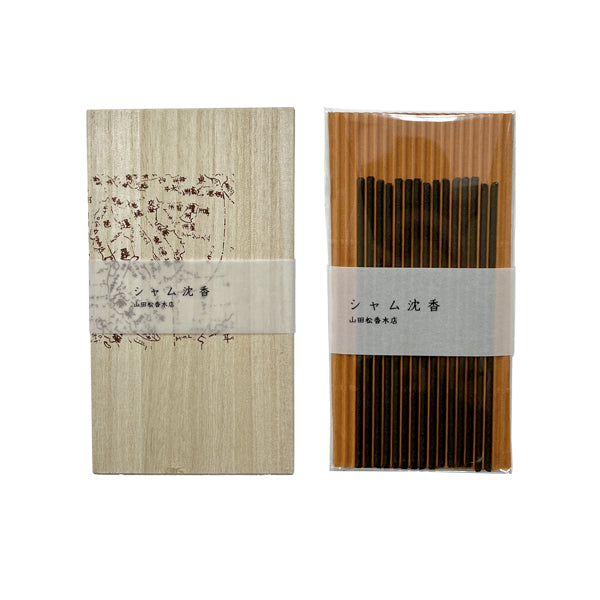 Yamadamatsu Koboku Senshu Siam Agarwood 30 sticks in Paulownia Box (61843)