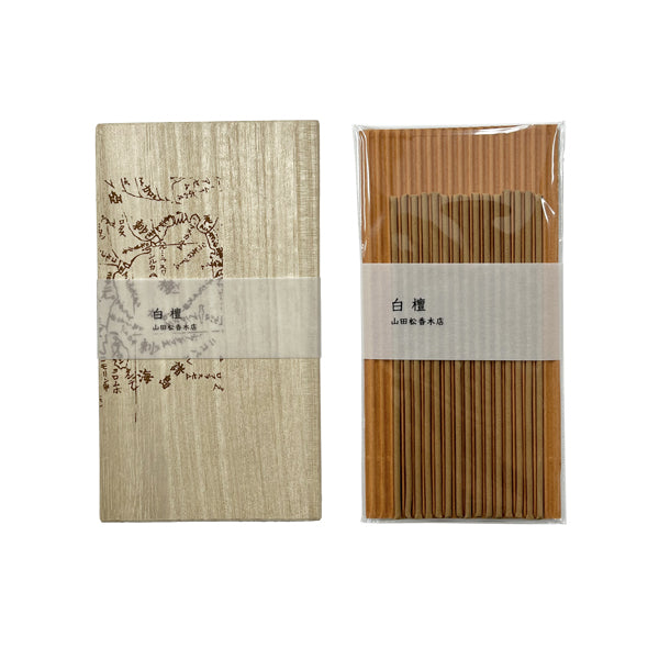 Yamadamatsu Koboku Senshu Sandalwood 30 sticks in Paulownia Box (61844)
