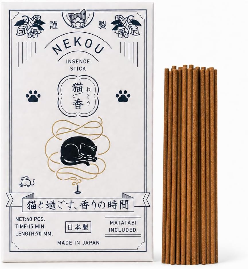 Fleex NEKOU Cat Incense Sticks with Matatabi (Silver Vine) (NE0010, NE0040)