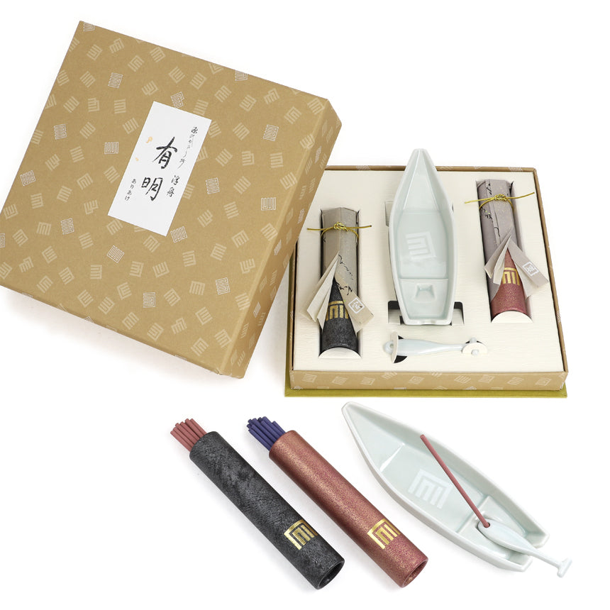 Shoyeido Genji Kaori-Sho Ukifune Ariake 2 types 15 sticks each (620312)