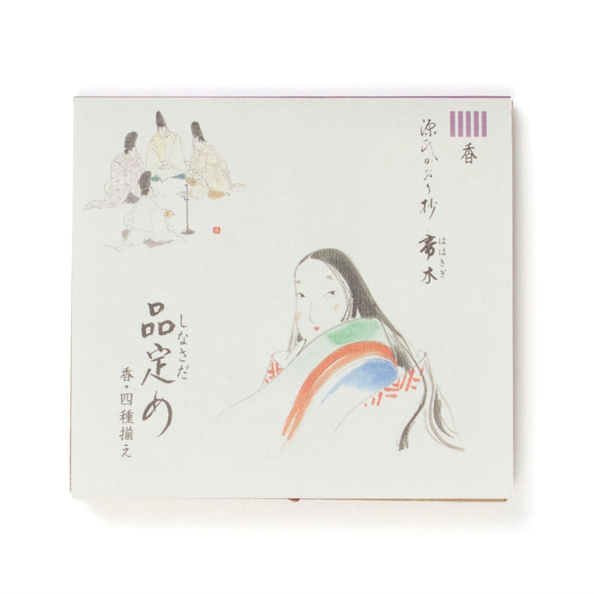 Shoyeido Genji Kaori-Sho Hahakigi Shina-Sadame 4 types 5 sticks each (621720)