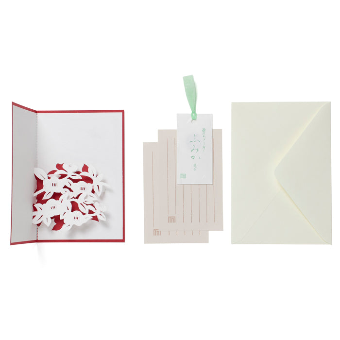 Shoyeido Genji Kaori-Sho Wakana Jo Tsubaki Fragrant Letter Set (622603)