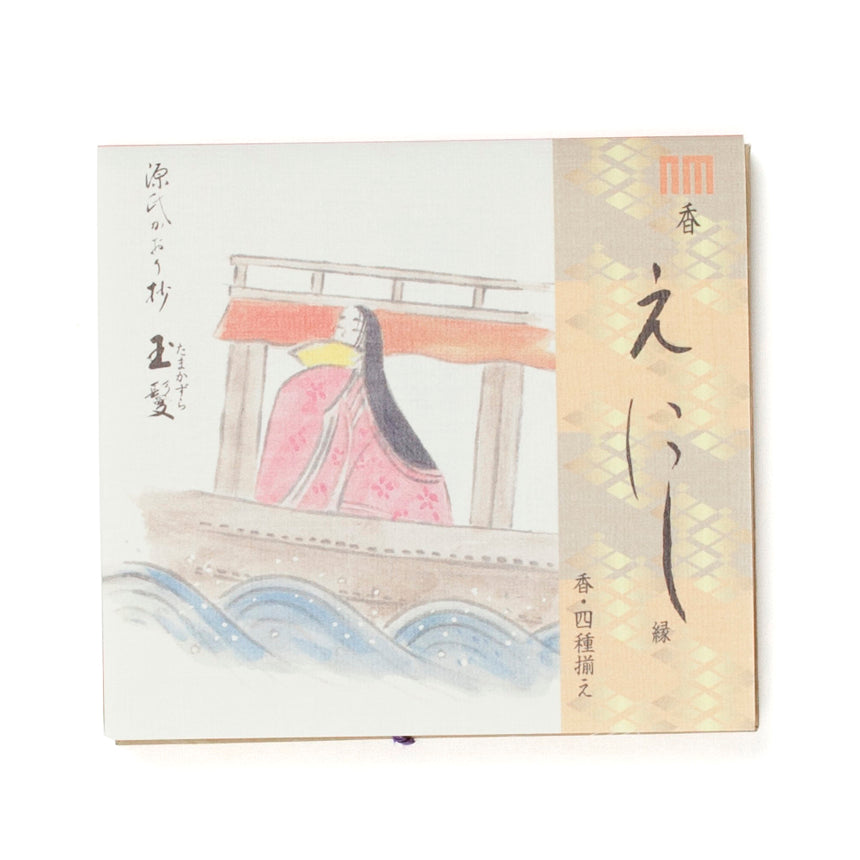 Shoyeido Genji Kaori-Sho Tamakazura Enishi 4 types 5 sticks each (624301)