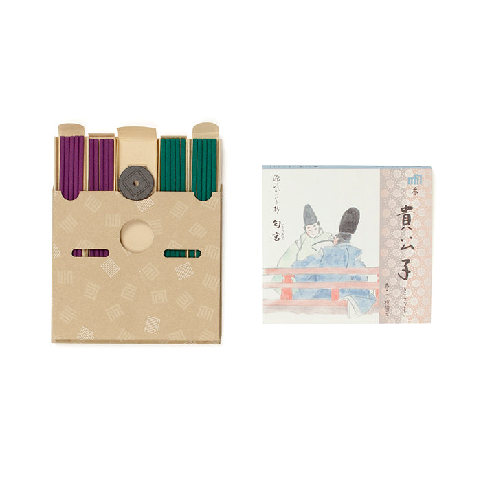 Shoyeido Genji Kaori-Sho Nio no Miya Kikoshi 2 types 10 sticks each (624501)