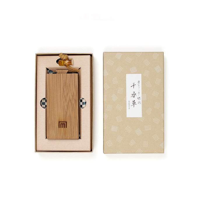 Shoyeido Genji Kaori-Sho Takekawa Chihirogusa Portable Incense Box (625601)