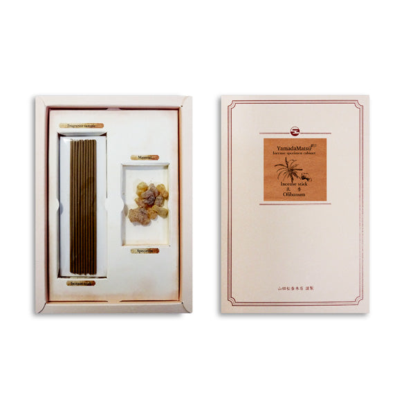 Yamadamatsu Kaori Bunko Frankincense 10 sticks & raw material (66006)