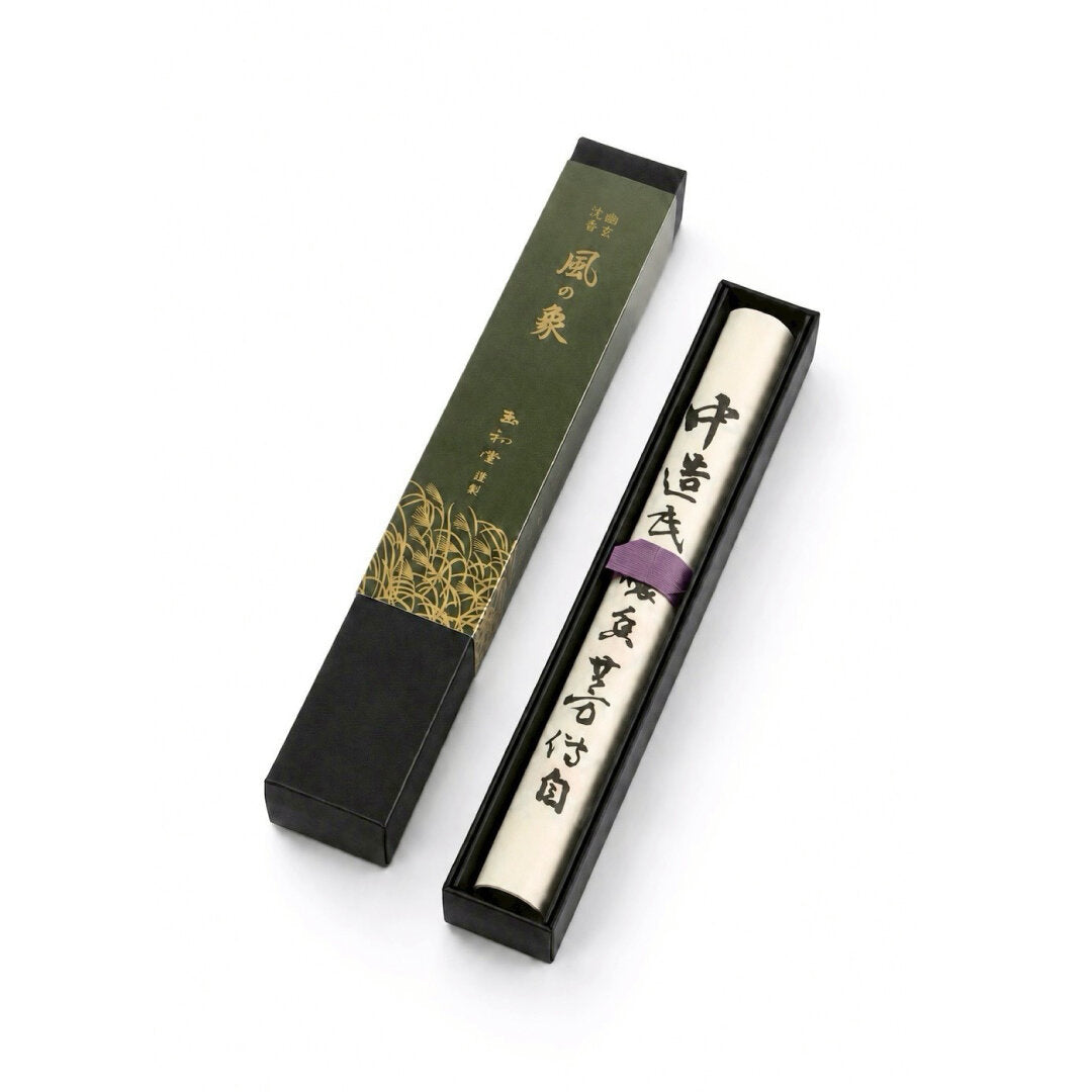 Gyokushodo Ethereal Aloeswood Kaze no Sho (Wind) Long Type 30g (6712)