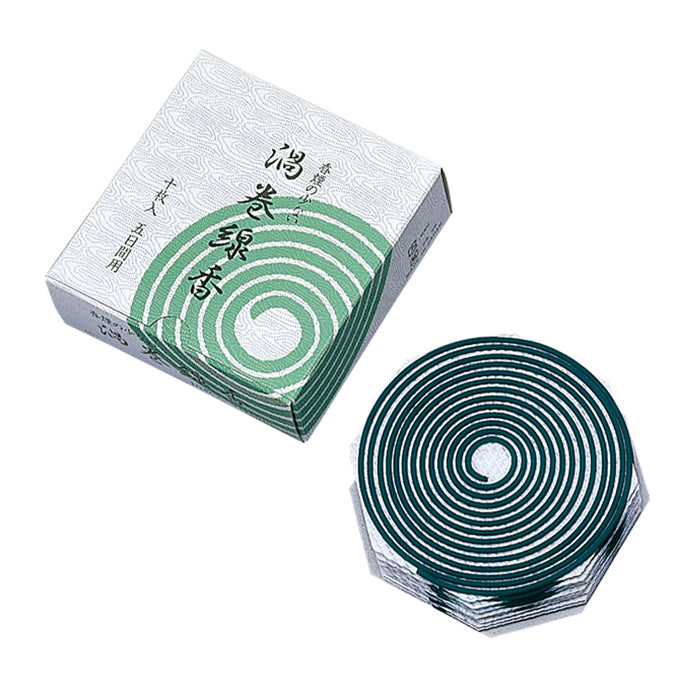 Gyokushodo Low-Smoke Coil Incense 10 coils (6811)