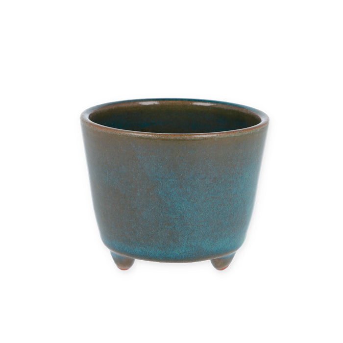 Shoyeido Kikikoro Incense Burner with Green Opaque Glaze (718221)