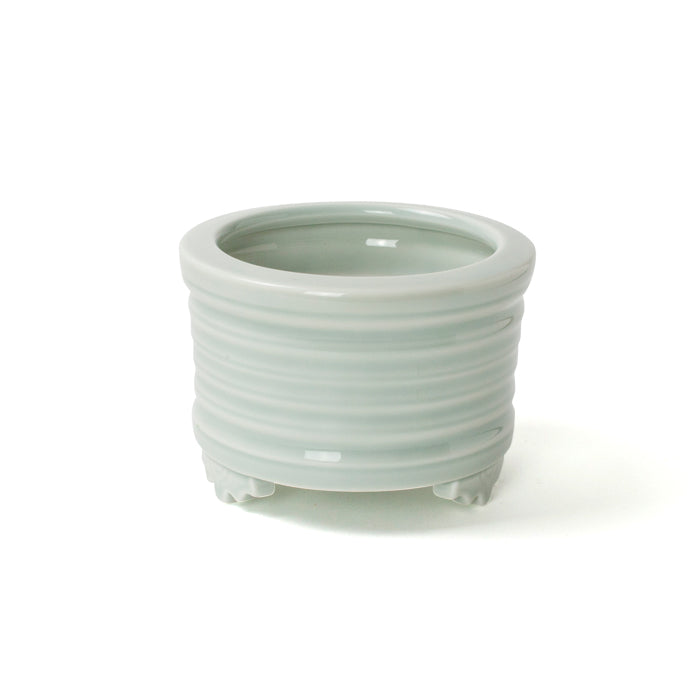 Shoyeido Incense Burner Celadon White Porcelain (Single-Rim Design) (719401)