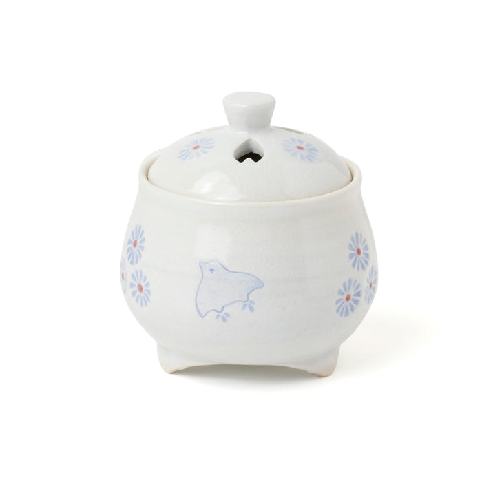 Shoyeido Incense Burner Hana Chidori (Flower and Plover Design) (724931)