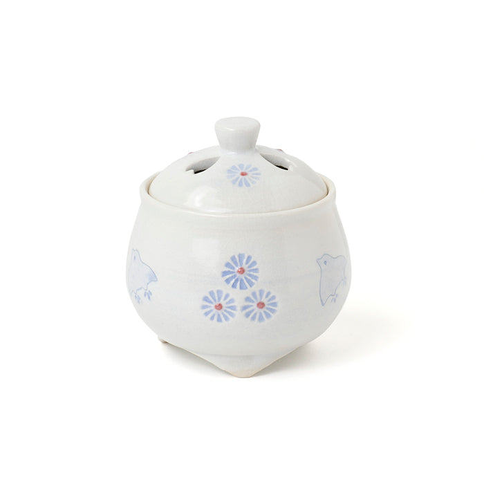 Shoyeido Incense Burner Hana Chidori (Flower and Plover Design) (724931)