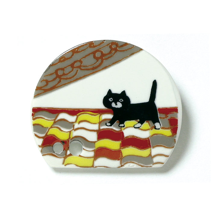 Shoyeido Oriori Incense Holder Tile Cat (730411)