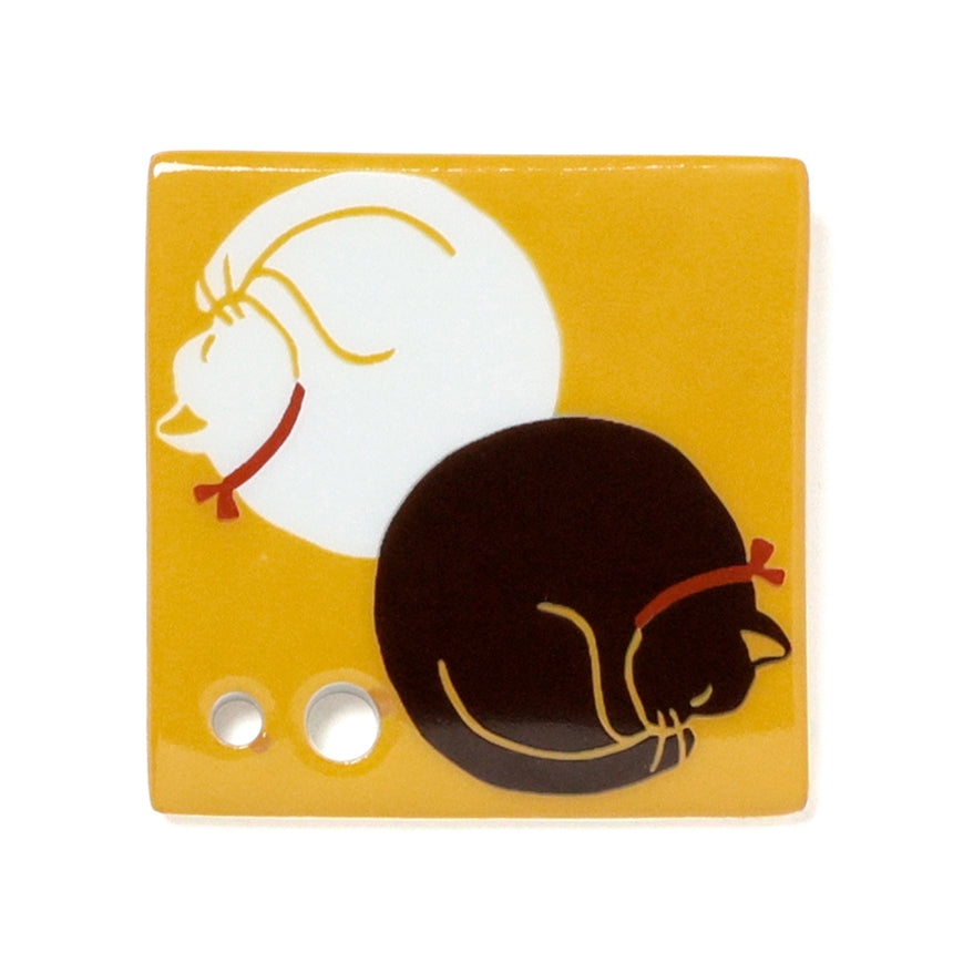 Shoyeido Oriori Incense Holder Round Cat (730419)