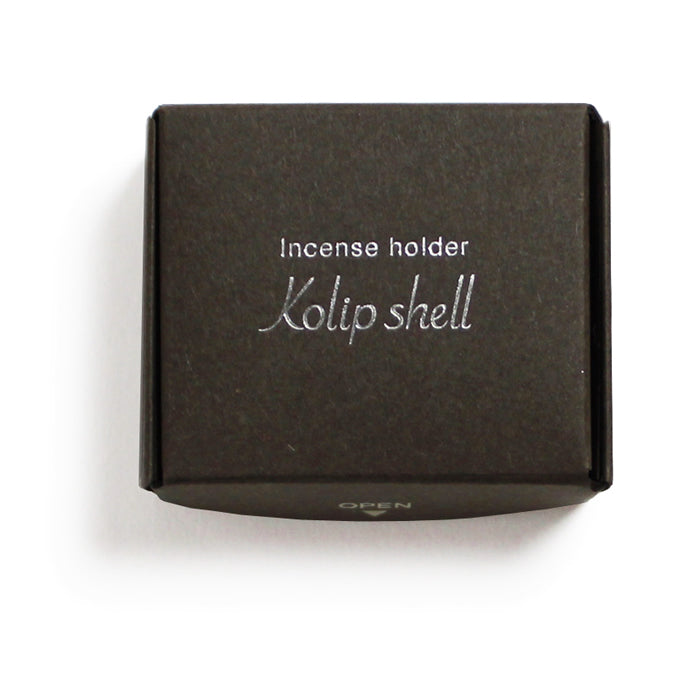 Shoyeido Kolip Shell Incense Holder Matte Silver (731343)