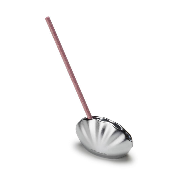 Shoyeido Kolip Shell Incense Holder Matte Silver (731343)
