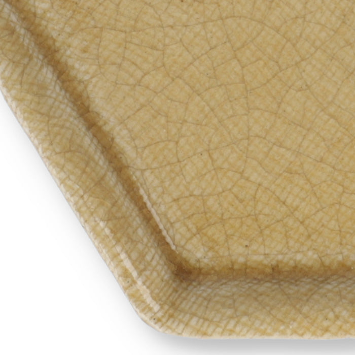 Shoyeido Hexagonal Incense Plate Kiseto Glaze (731403)