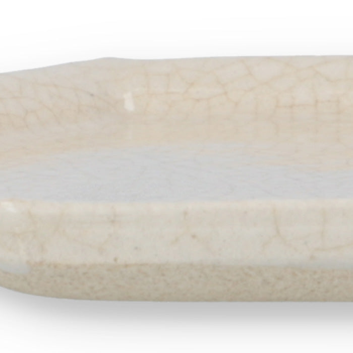 Shoyeido Hexagonal Incense Plate White (731405)
