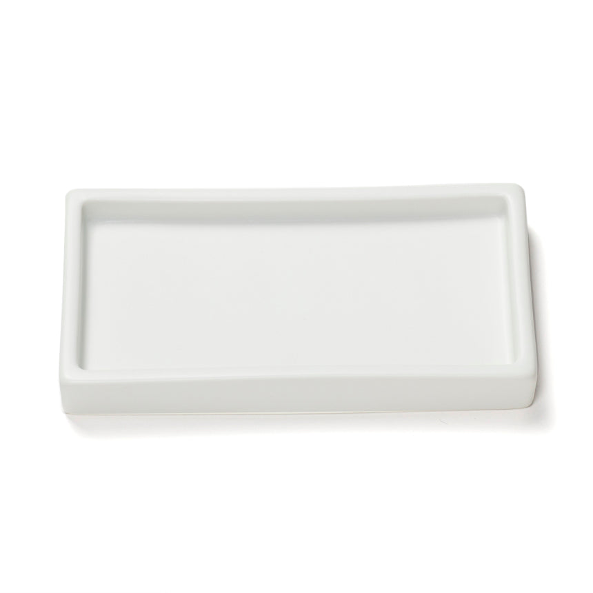 Shoyeido Rectangle Incense Plate White (736351)