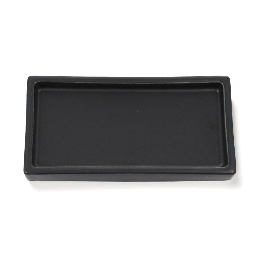 Shoyeido Rectangular Incense Plate Black (736354)
