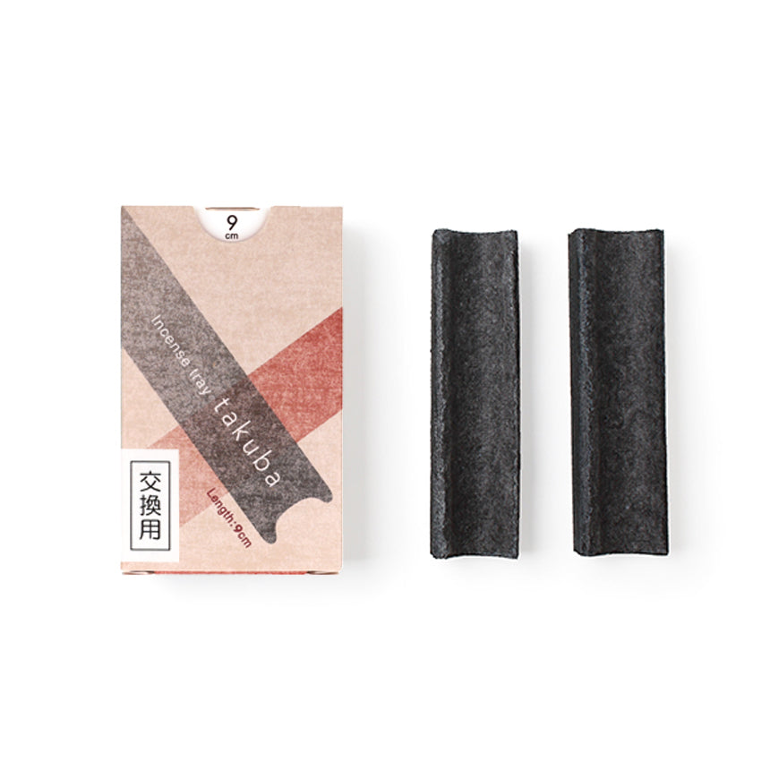 Shoyeido Replacement Ceramic Felts for Takuba Horizontal Incense Trays 9cm (3.5in) (Set of 2)  (736507)