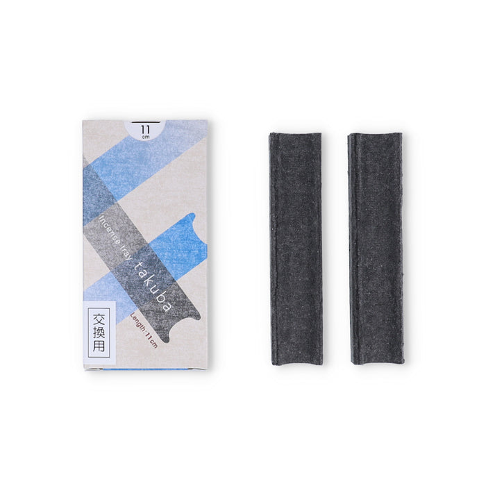Shoyeido Replacement Ceramic Felts for Takuba Horizontal Incense Trays 11cm (4.3in) (Set of 2)  (736511)