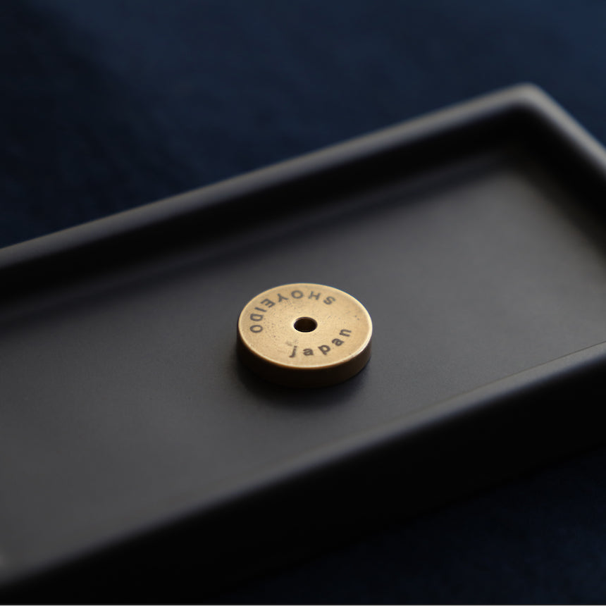 Shoyeido Round Brass Incense Holder (736524)