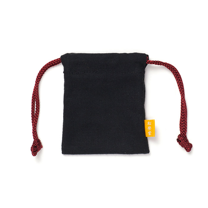 Shoyeido Drawstring Pouch for Ebony Zukoh Container – Black (762597)