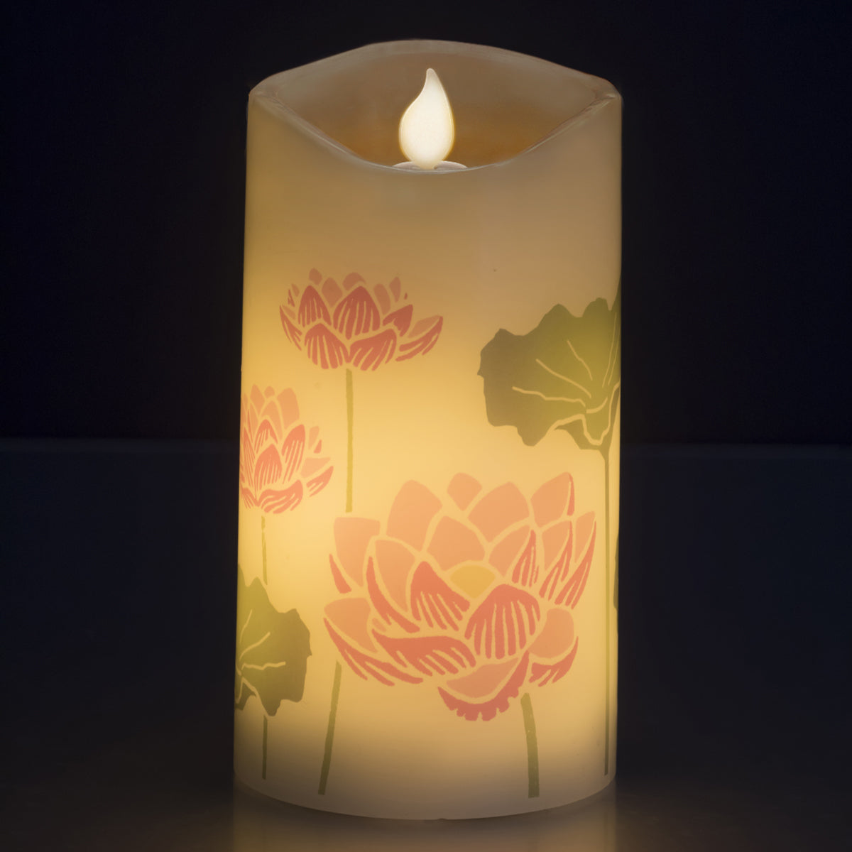 Kameyama Iroha Akari LED Candle Lotus Blossom (Hasu Hana) (76860010)