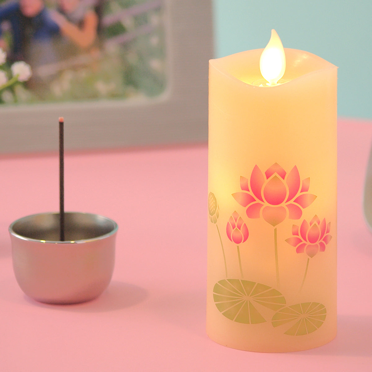 Kameyama Iroha Akari S LED Candle Lotus (Hasu) (76870000)