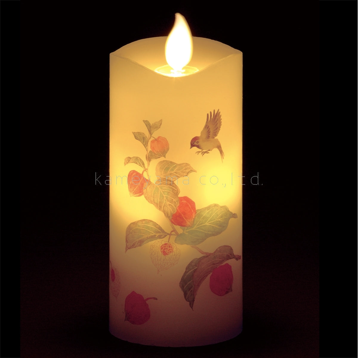 Kameyama Iroha Akari S LED Candle Chinese Lantern Plant (Hozuki) (76870010)