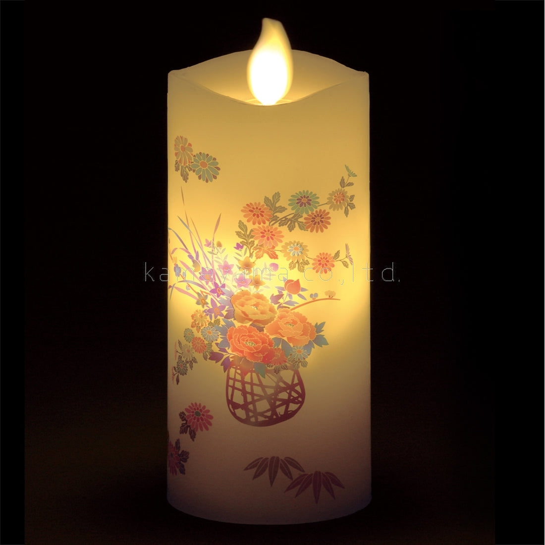 Kameyama Iroha Akari S LED Candle Flower Basket (Hanakago) (76870030)