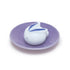 Nippon Kodo Arita Ware Incense Holder Round Rabbit (Blue) with Plate (79133)