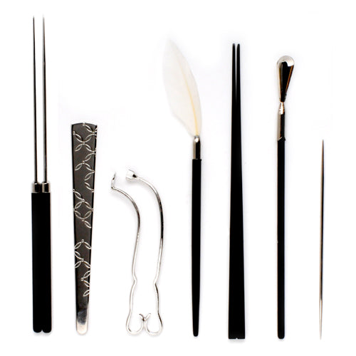 Nippon Kodo Fire Tools 7-Piece Set (79972)