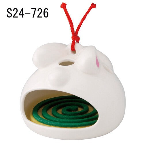 Matsumoto Ceramic Usachan (Rabbit) Mosquito Coil Holder (S24-726)