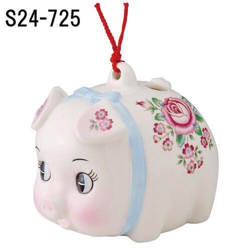 Matsumoto Ceramic Buuchan (Pig) Mosquito Coil Holder (S24-725)