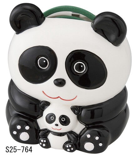 Matsumoto Ceramic Panda Parent and Child Mosquito Coil Holder (S25-764)