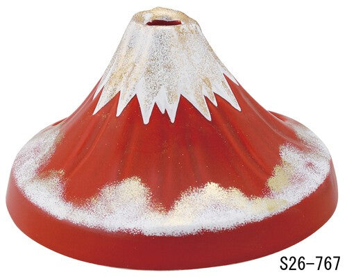 Matsumoto Ceramic Aka Fuji (Red Mt. Fuji) Mosquito Coil Holder (S26-767)