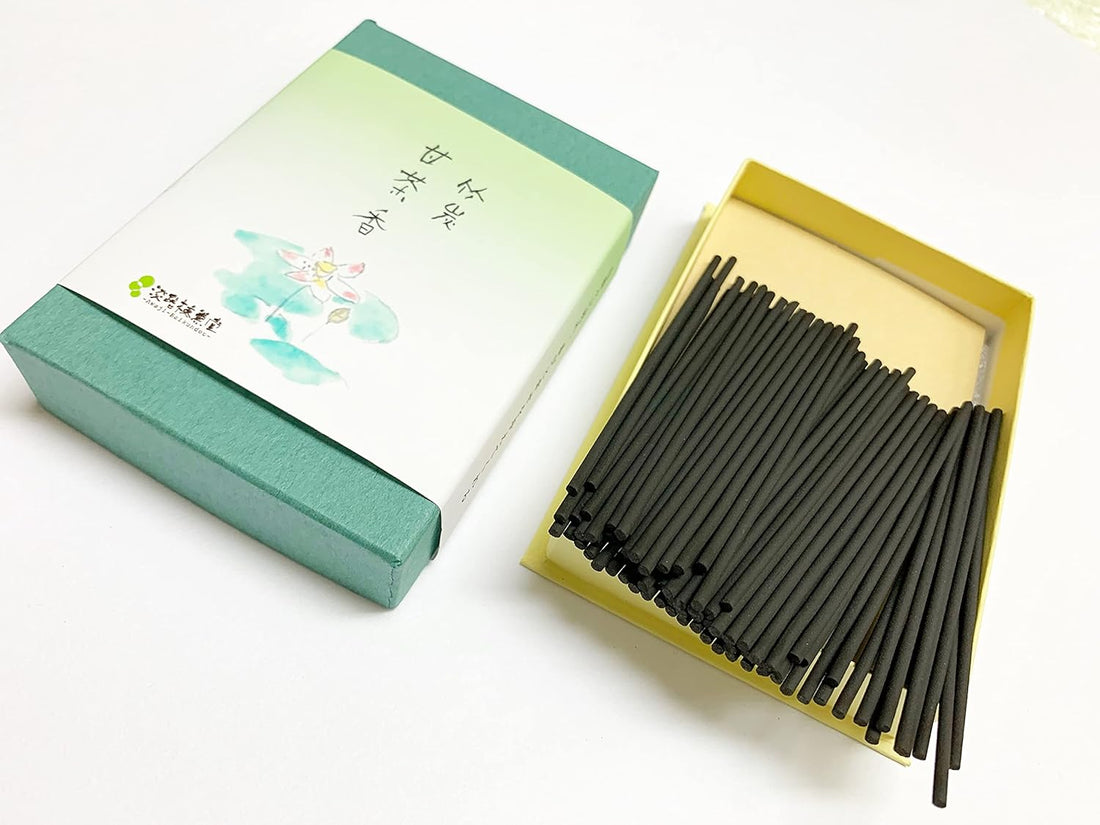 Awaji Baikundo Amacha-kou Chikutan (Bamboo Charcoal) Mini Stick (052, 042)