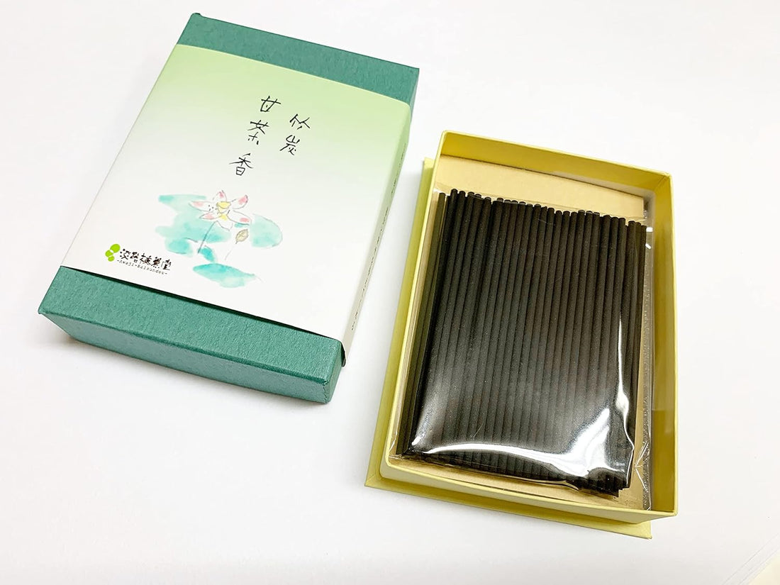 Awaji Baikundo Amacha-kou Chikutan (Bamboo Charcoal) Mini Stick (052, 042)
