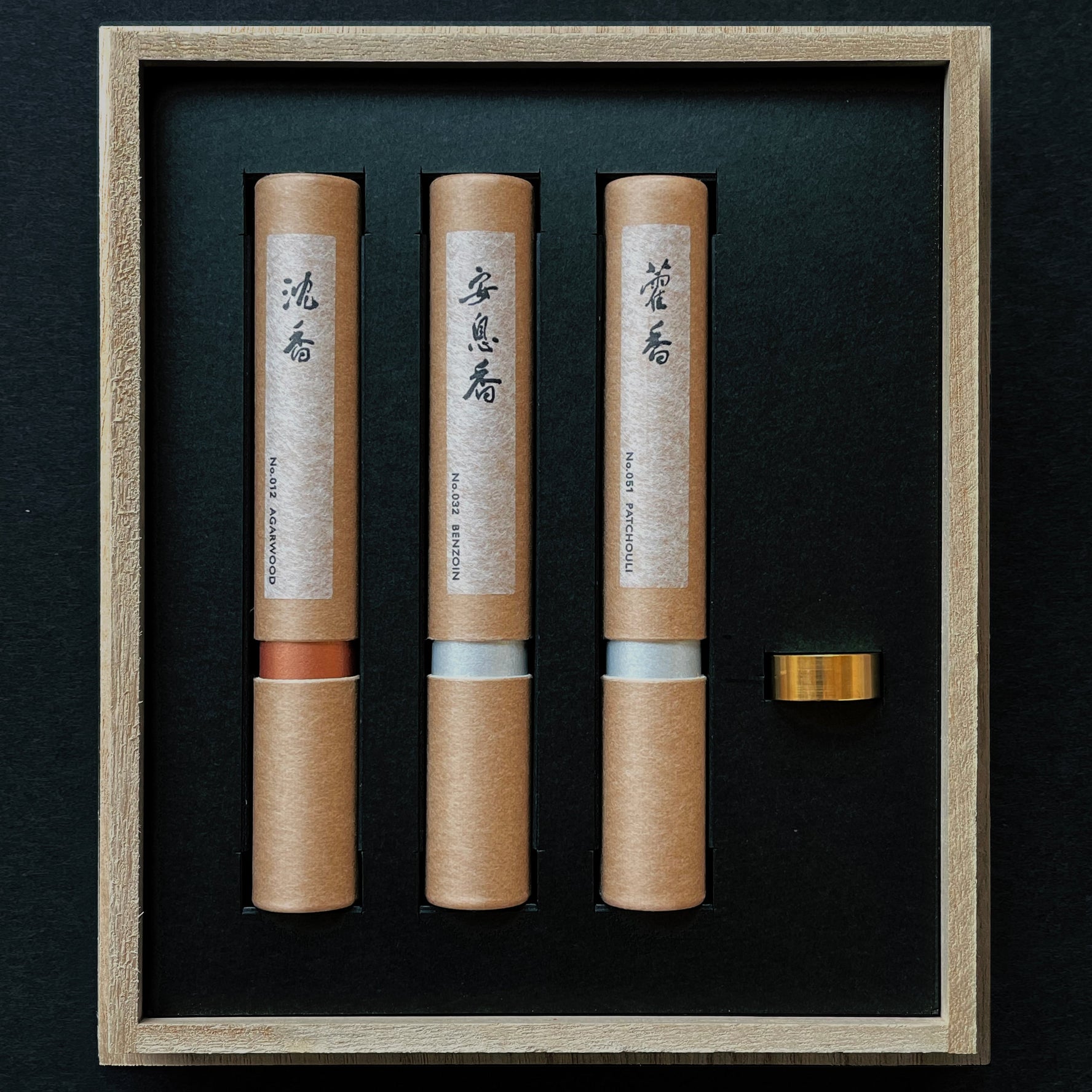 Kunjudo &INCENSE Assortment Box3B (Agarwood Benzoin Patchouli)